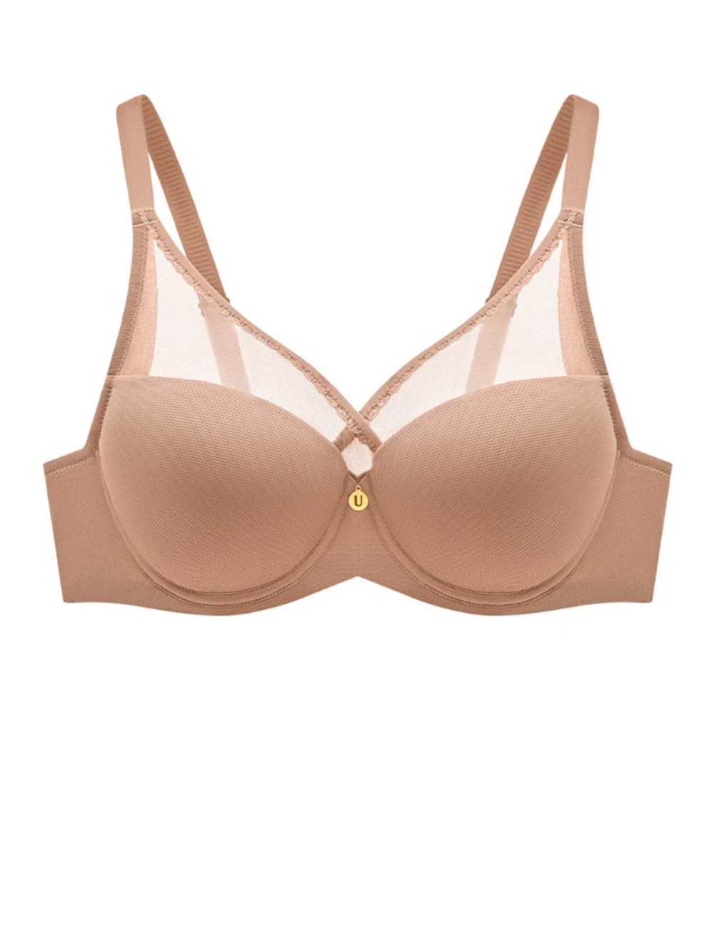 Understance Ivy Smooth FlexWire Full Coverage Bra latte 36DDD 36F